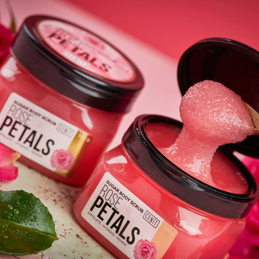 SUGAR BODY SCRUB ROSE PETALS